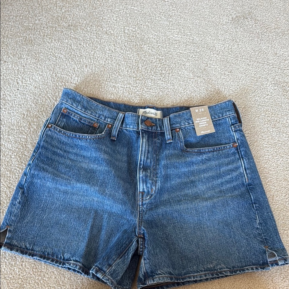 Madewell Blue Denim Shorts
